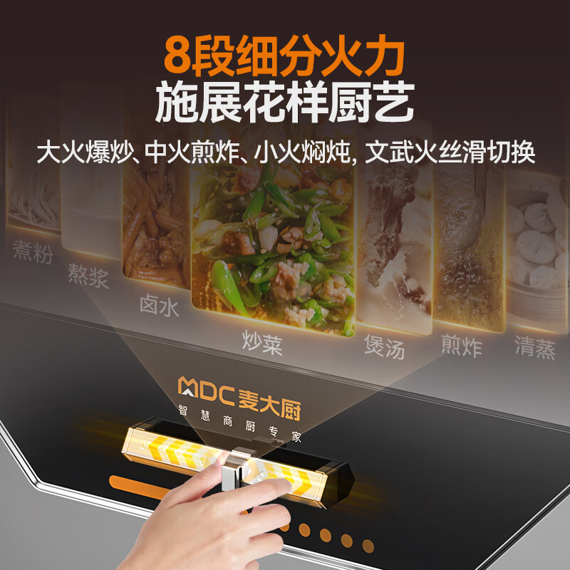 快三导师带计划赚钱饭店大炒锅电磁炉旗舰款25KW双头食堂酒楼商用大炒炉