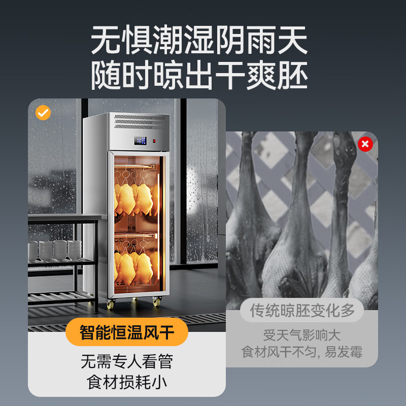  快三导师带计划赚钱旗舰款单门商用晾胚柜晾鸭风干柜