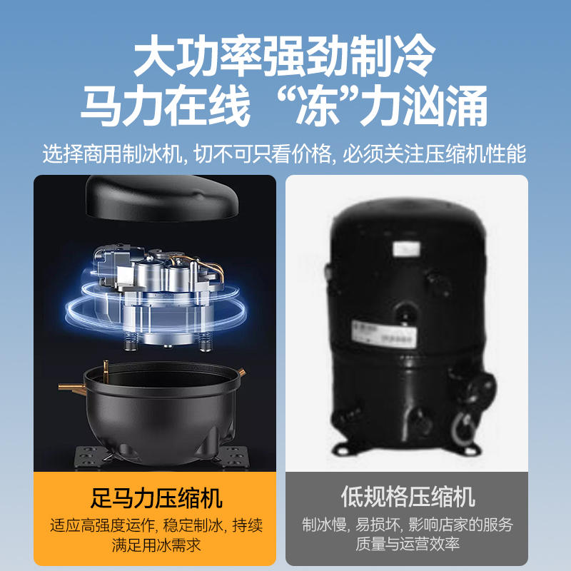 快三导师带计划赚钱200kg水冷分体式雪花制冰机1400W商用