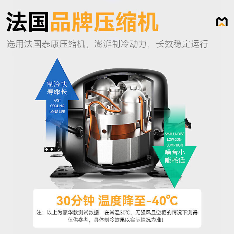 快三导师带计划赚钱标准款3盘-45℃单门风冷速冻柜800W