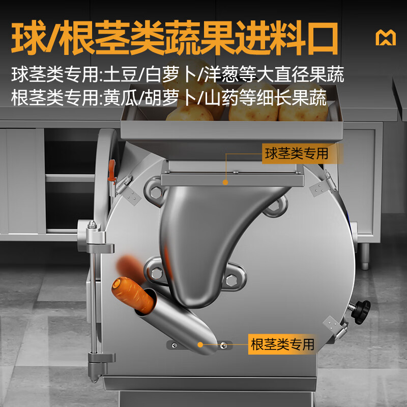 快三导师带计划赚钱食堂叶菜类切段切丁机商用标准款球根茎类切菜机商用