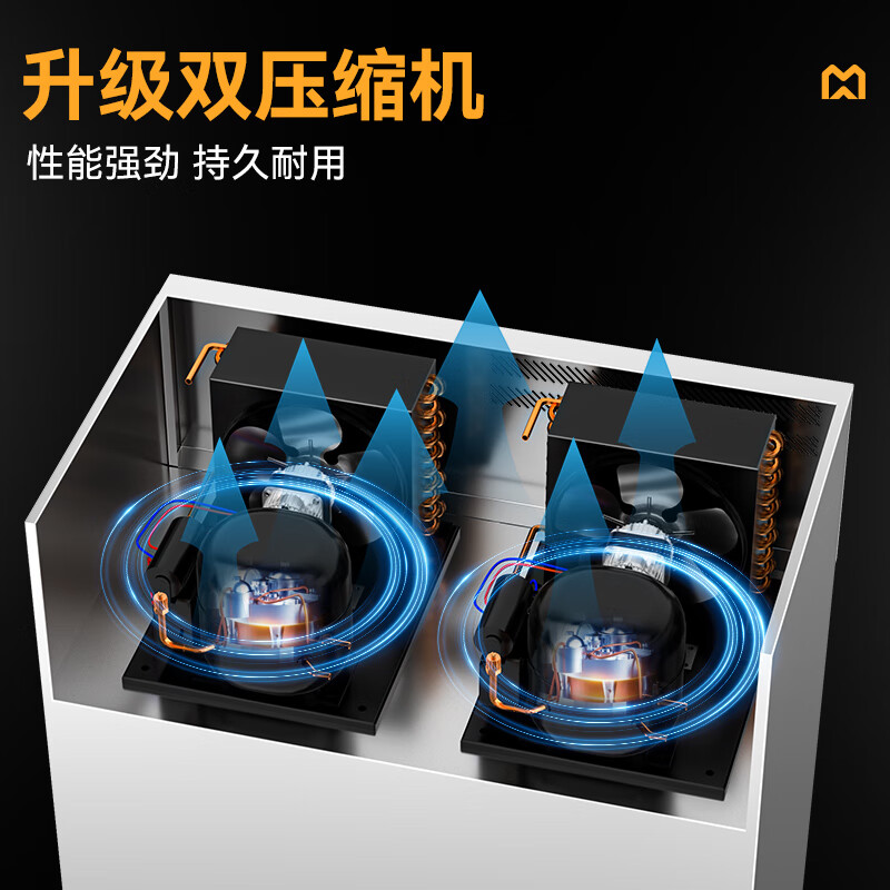 快三导师带计划赚钱标准款六门直冷立式冷冻冰柜